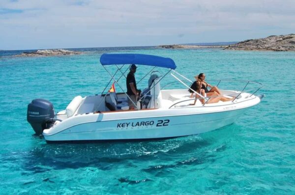 Lancha Key Largo 22 Open Black or White - Imagen 2